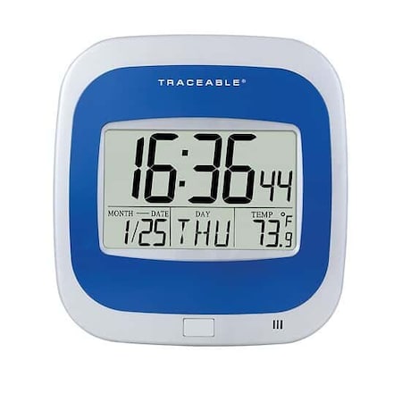 Digi-Sense Traceable Wall-Mount Digital Clock/Calen 08610-26